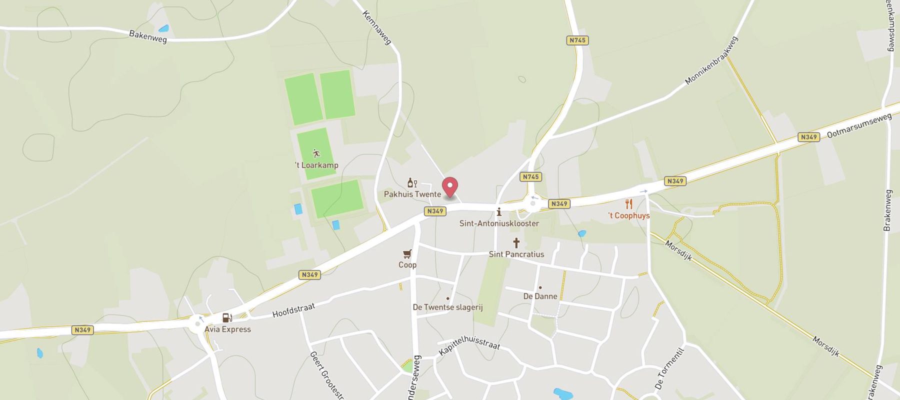 Partycentrum Morshuis Albergen map