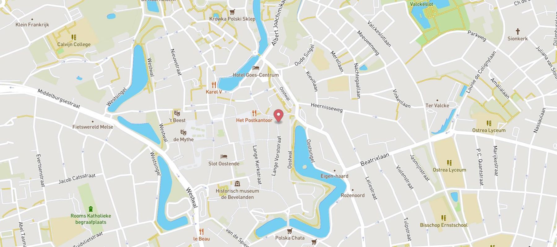 Van Uffelen Mode - Goes map