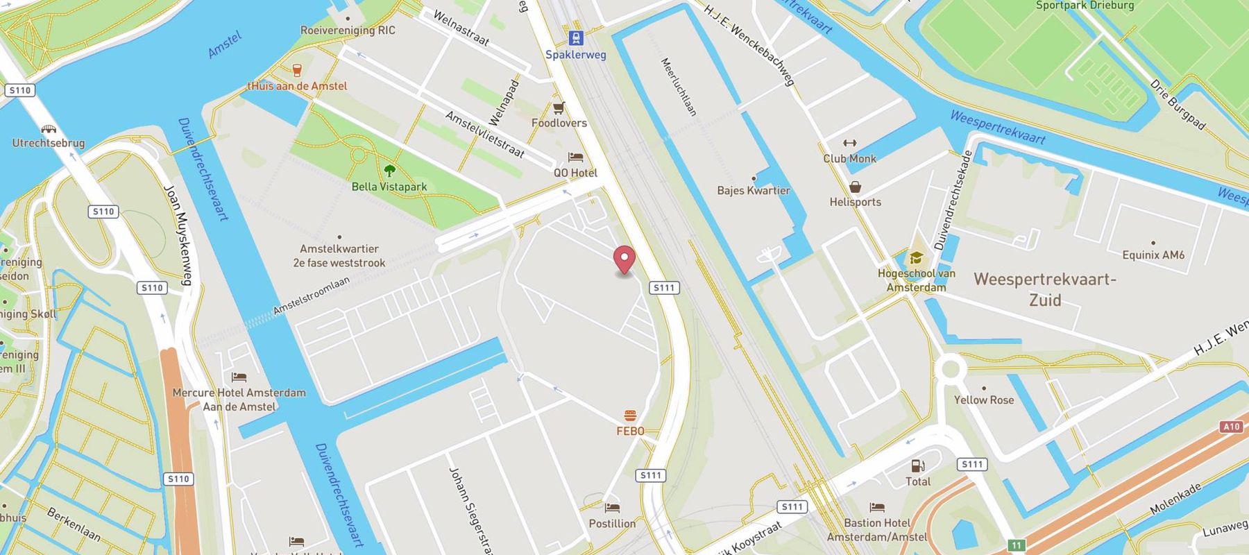 Autoservice KwikFit Amsterdam Zuid-Oost map