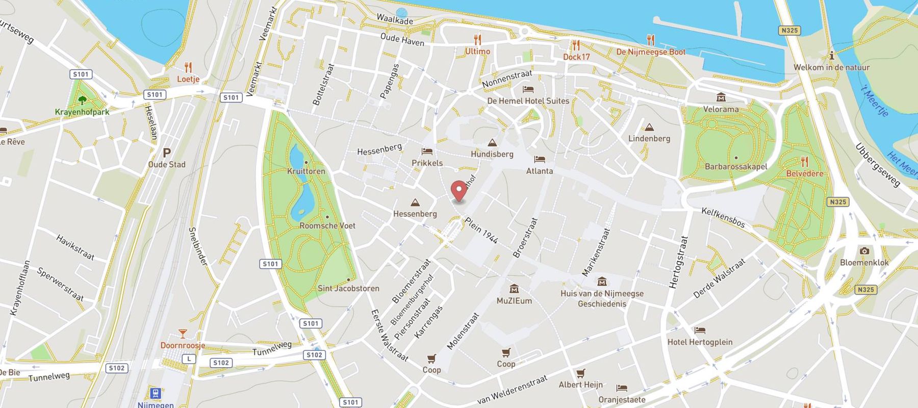 Café Samson map
