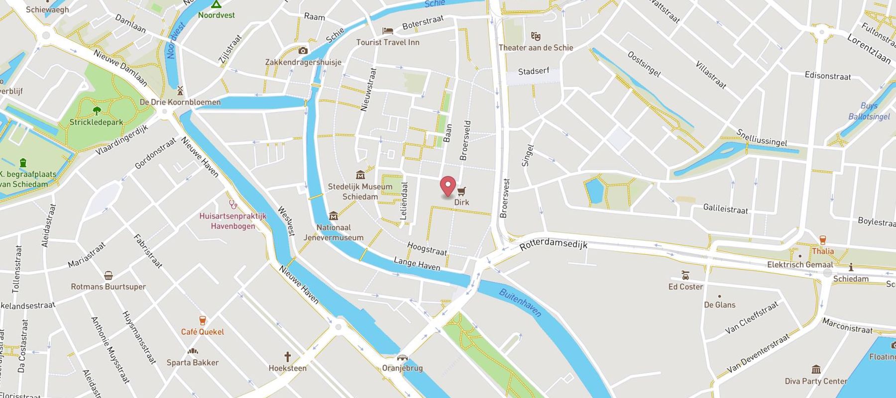 Xenos Schiedam map