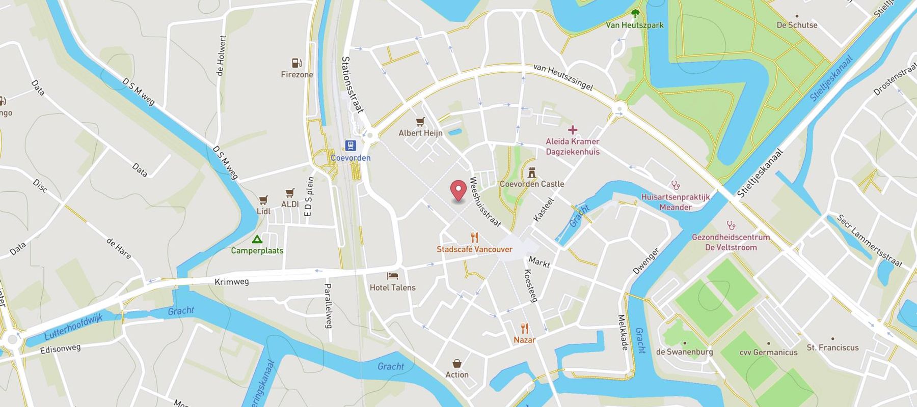 Kruidvat map