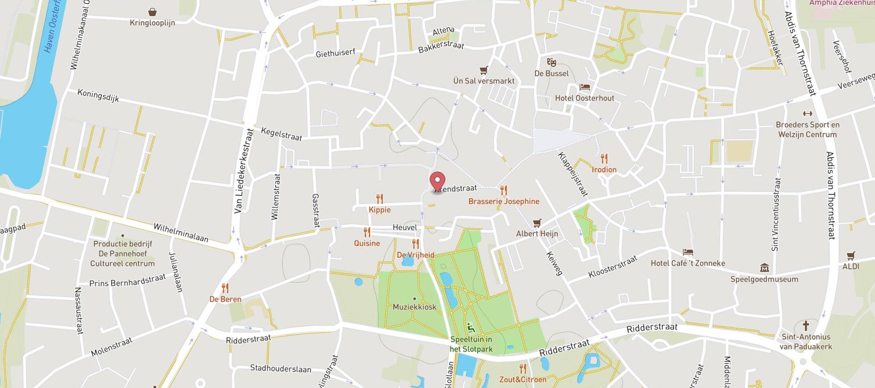 Shoeby - Oosterhout Centrum map