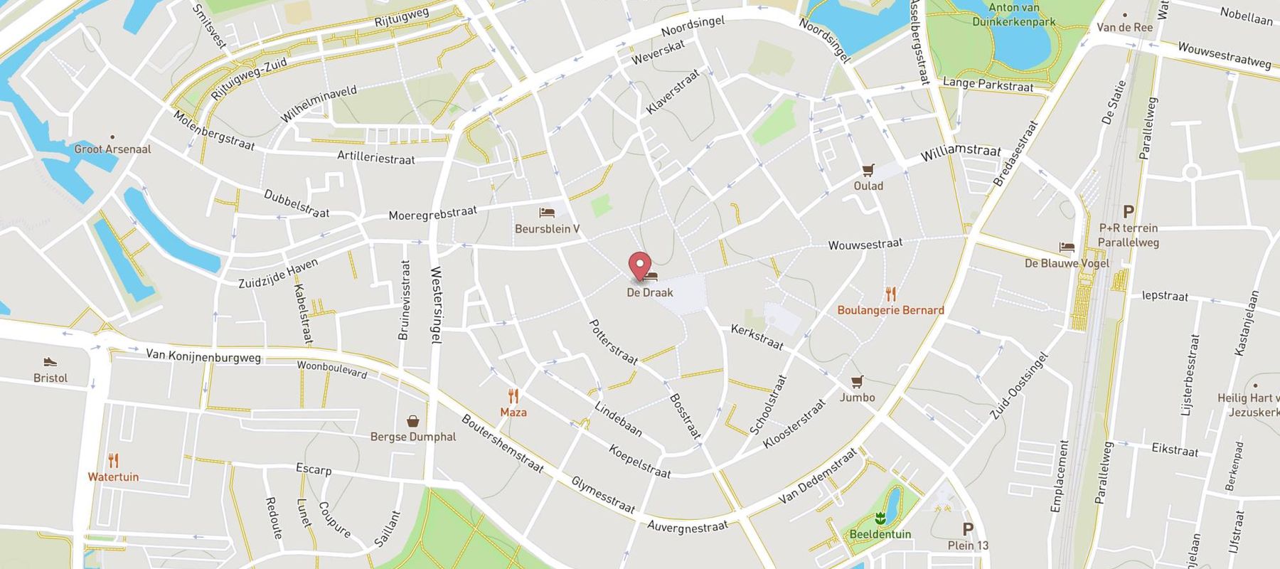 Restaurant 1397 map