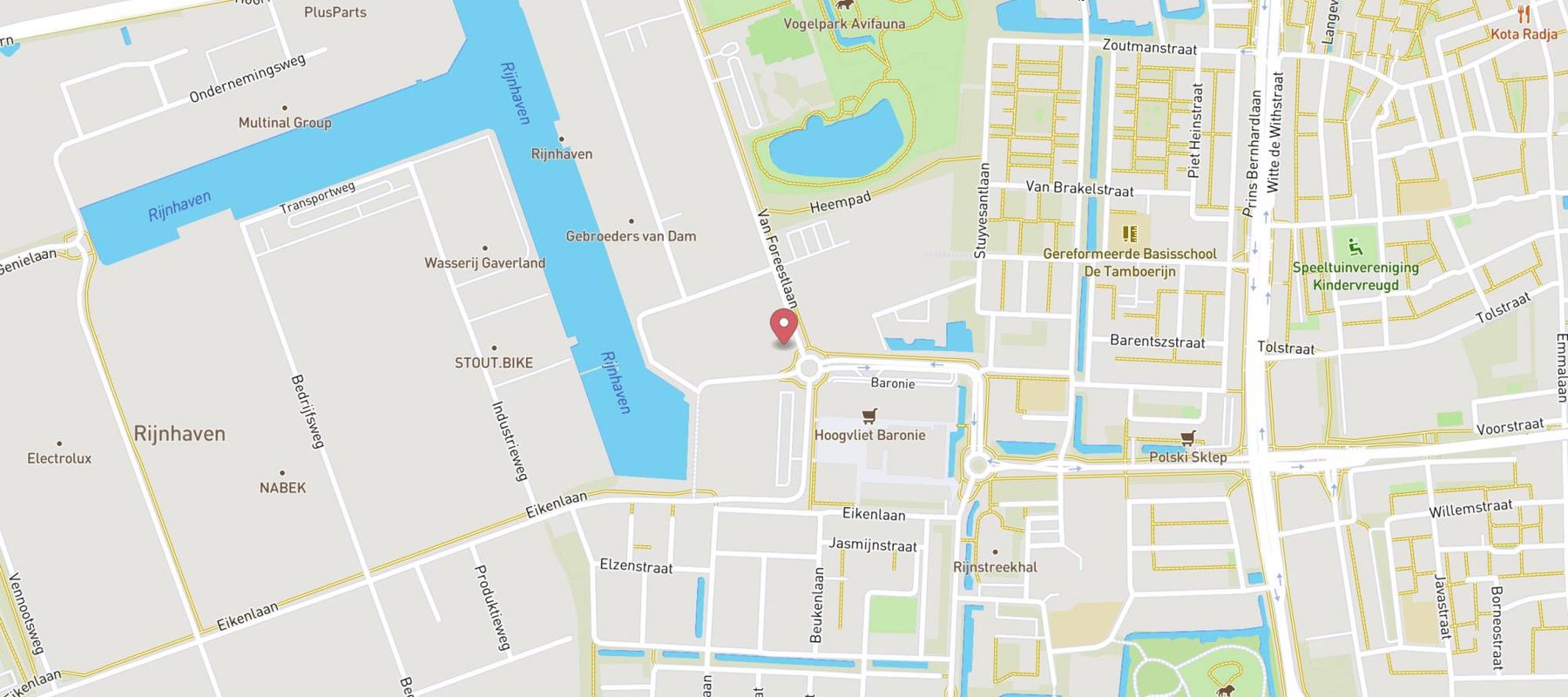 Bouwmaat Alphen aan den Rijn map