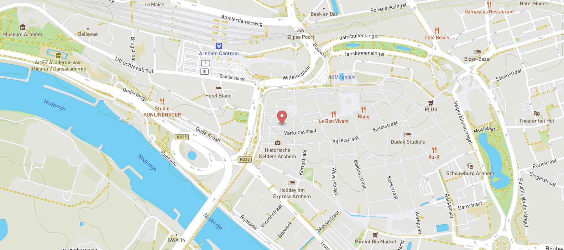 Restaurant Mej. Janssen map