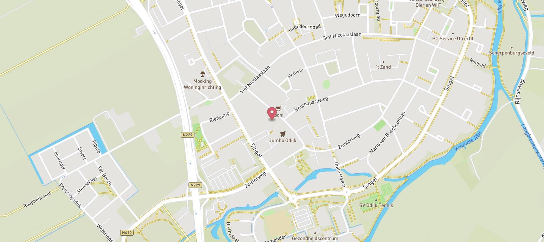 Kruidvat Odijk map