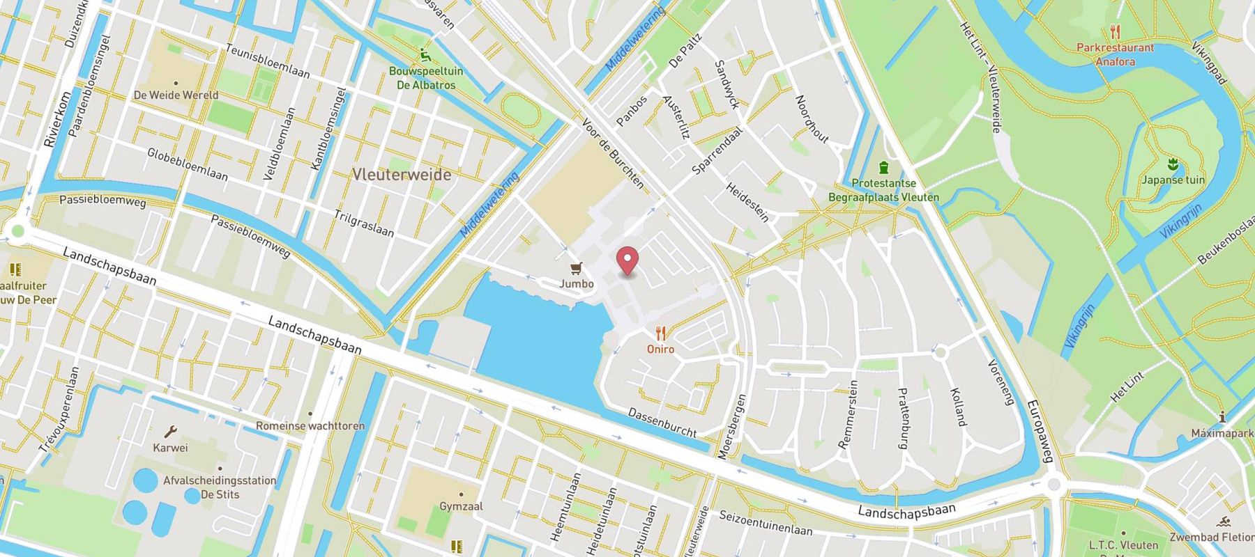 HEMA Utrecht-Vleuterweide map