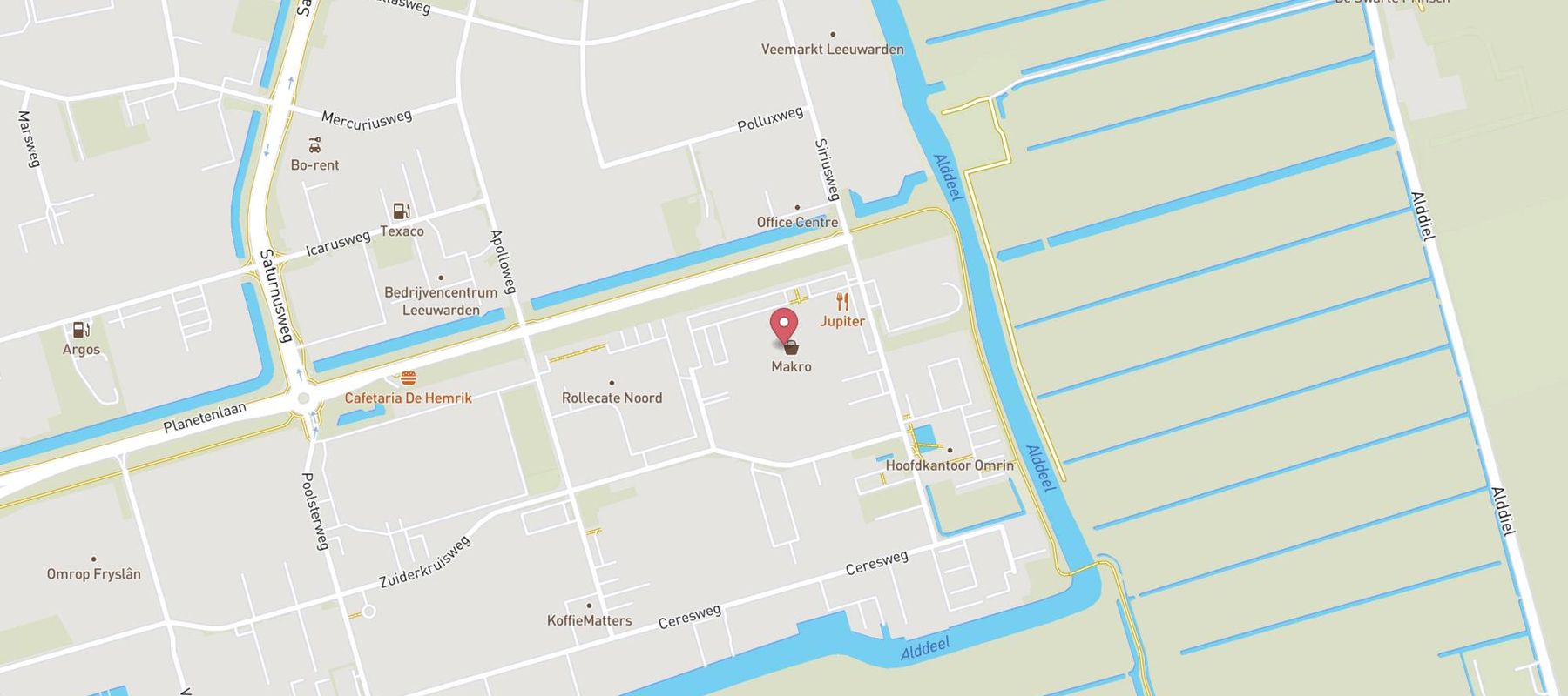 Makro Leeuwarden map