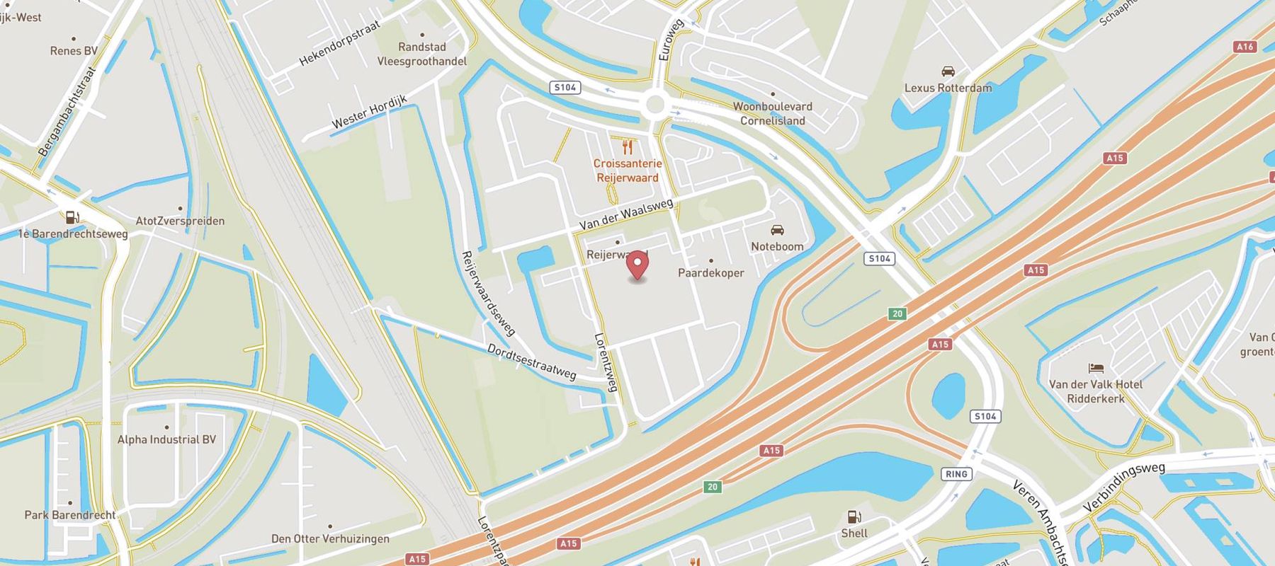 Makro Barendrecht map