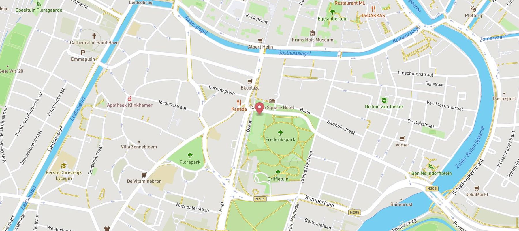 Restaurant Parck map