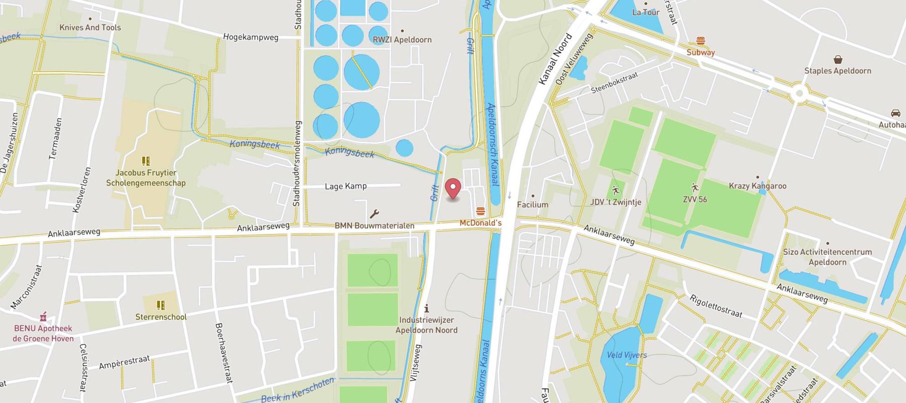 Argos Apeldoorn Noord map