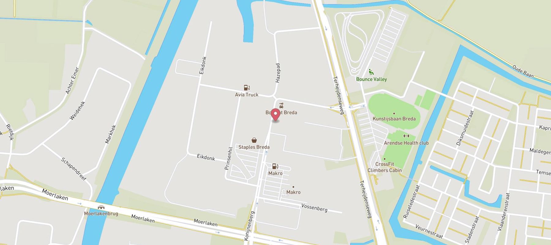 Bo-rent Breda map