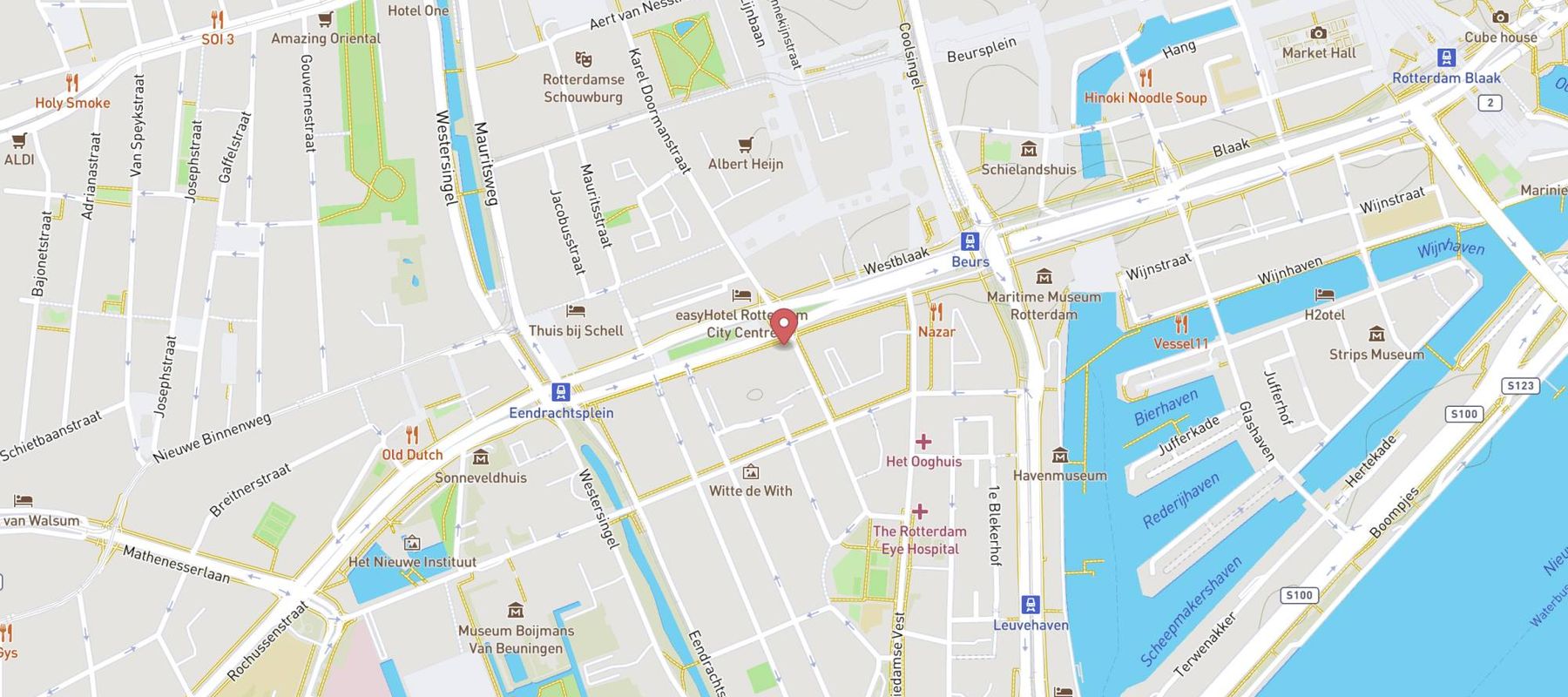 SHABU SHABU Rotterdam Westblaak map