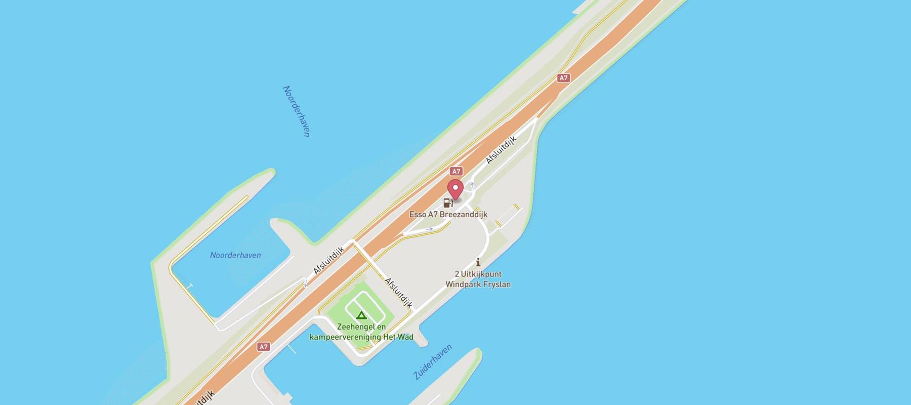 SPAR express Breezanddijk map
