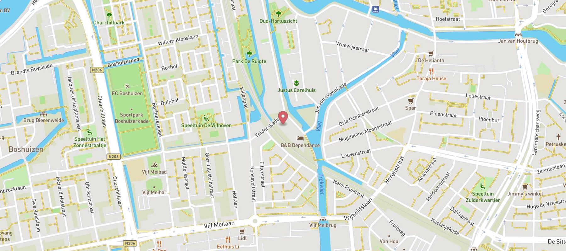 Hertz Autoverhuur - Leiden - Rijn En Schiekade 124 map