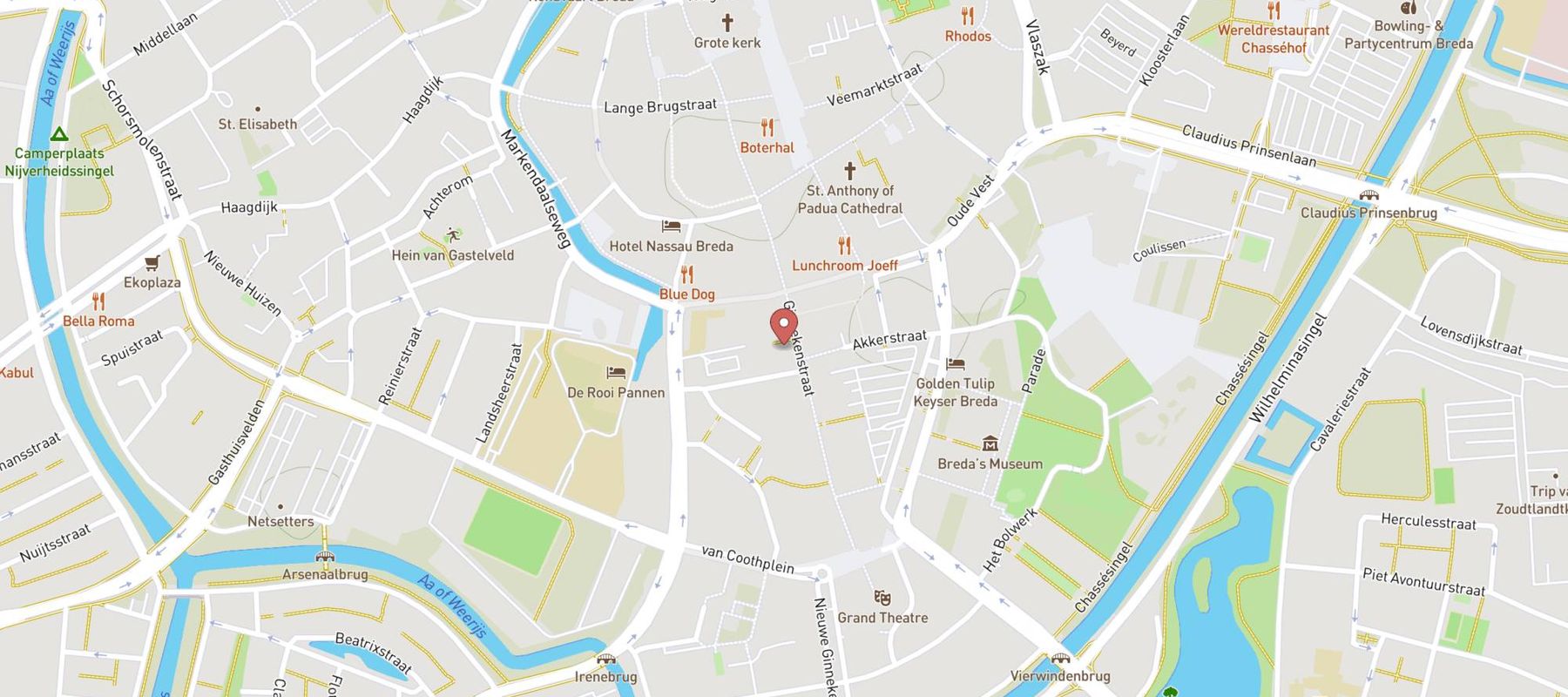 Van Uffelen Mode - Breda map