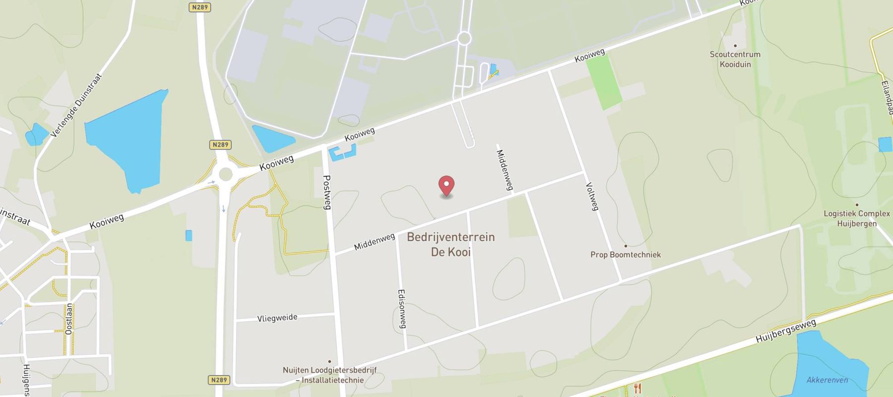 Karwei bouwmarkt Hoogerheide map