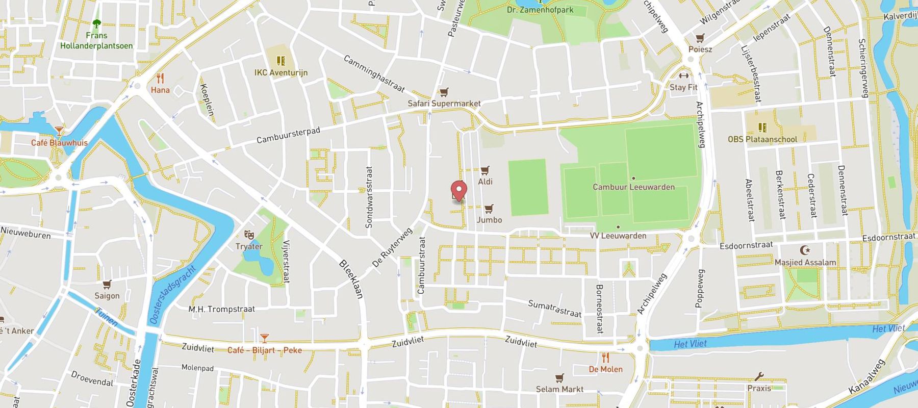 Trekpleister map
