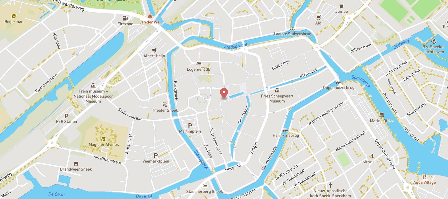 Grand Café De Walrus - Sneek map