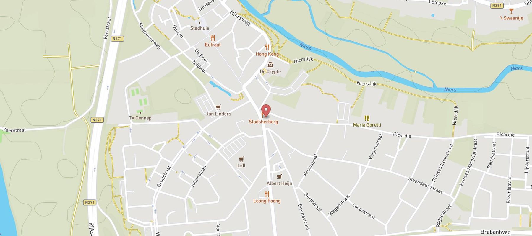 Shoeby - Gennep map