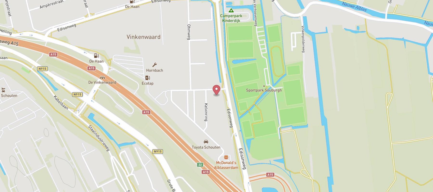 Autoservice KwikFit Alblasserdam map
