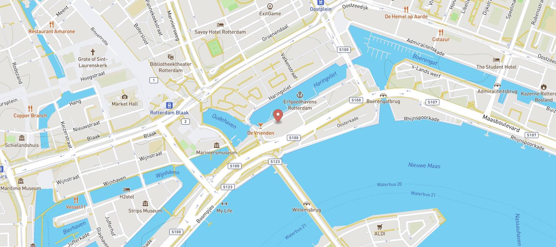 Restaurant On Cru map