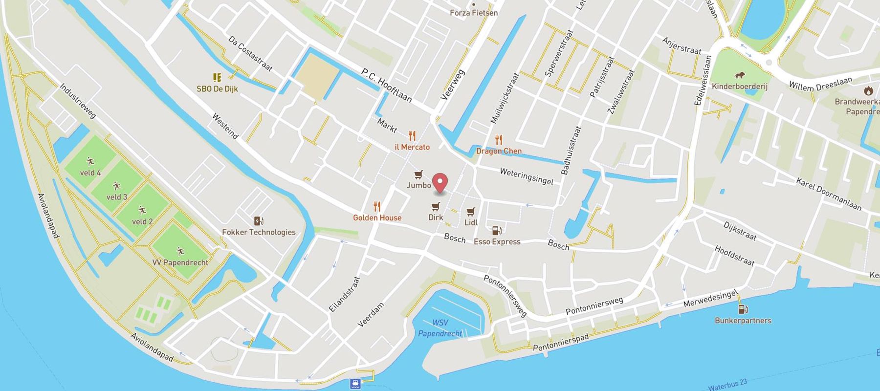 Trekpleister map