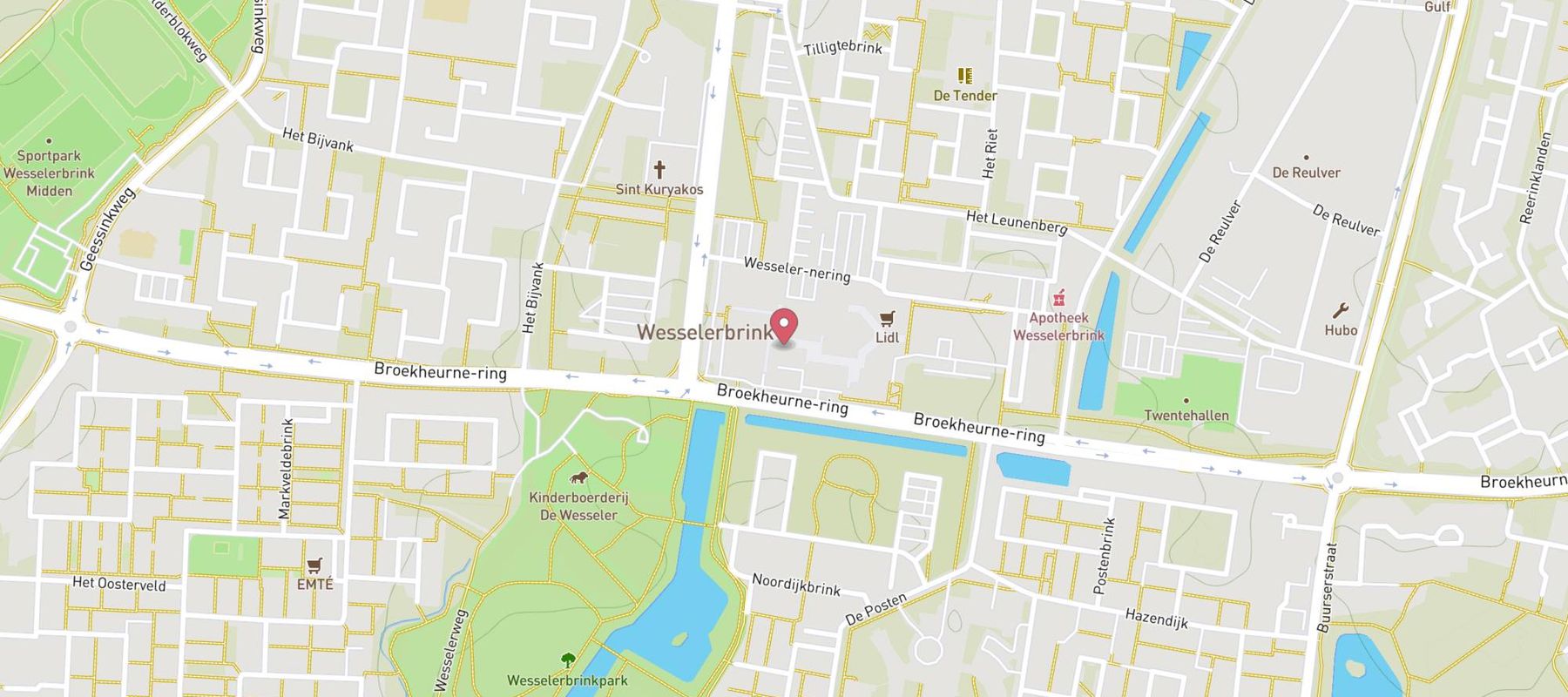 Hans Anders Opticien Enschede Zuid map