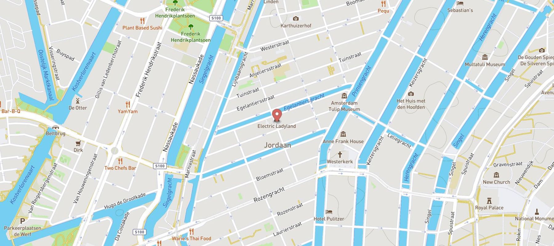 Davie's Amsterdam map
