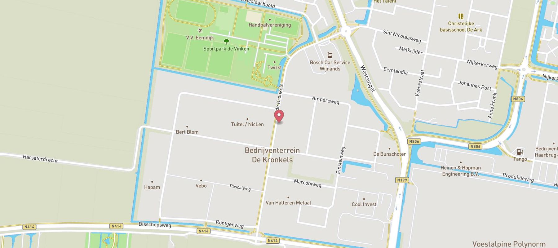 Tinq Bunschoten map