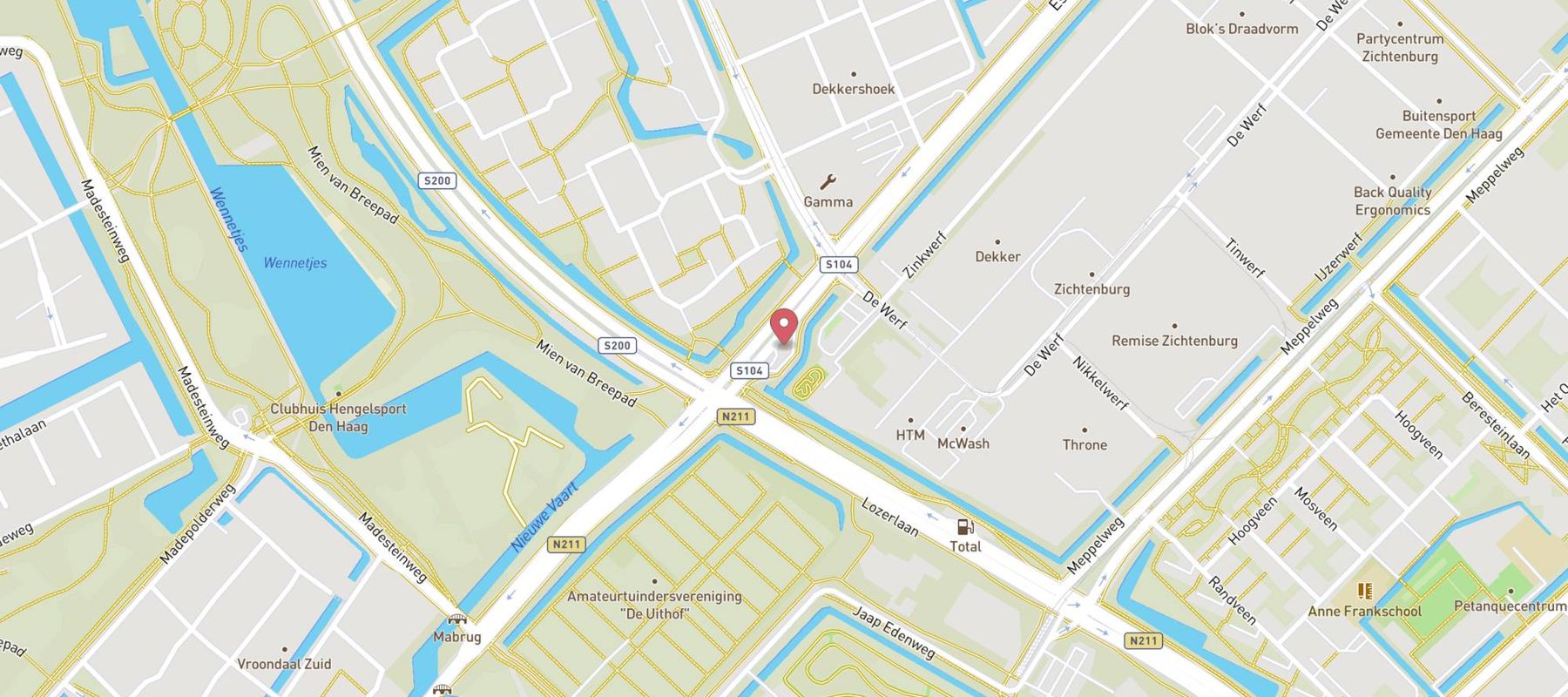 SPAR express Den Haag Escamplaan map