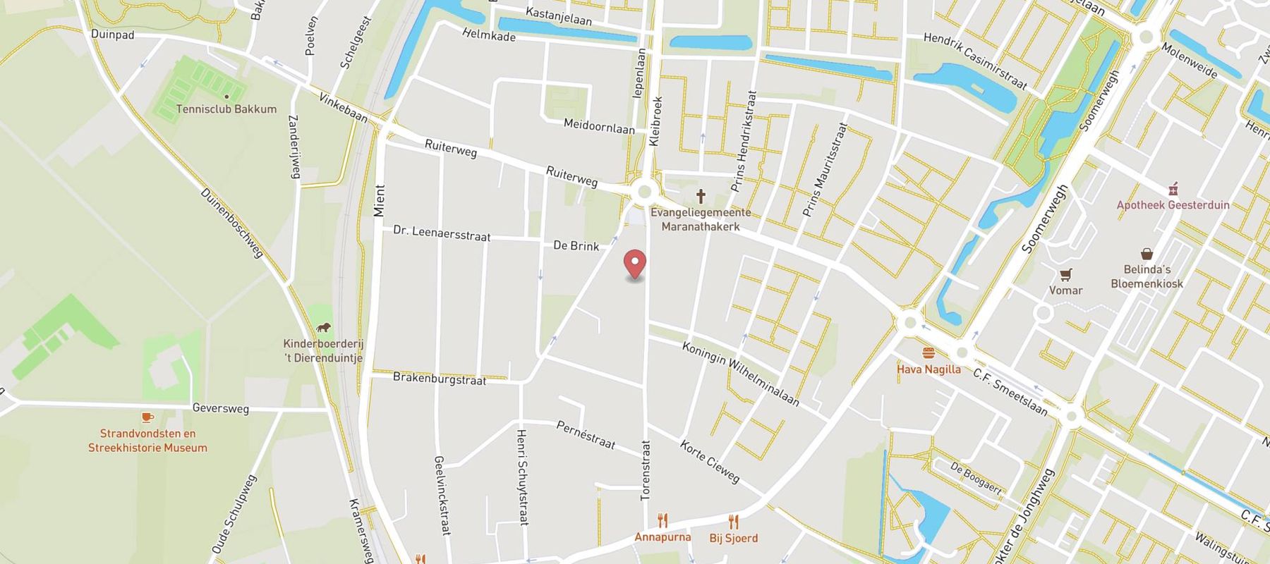 Expert de Graaf Castricum map