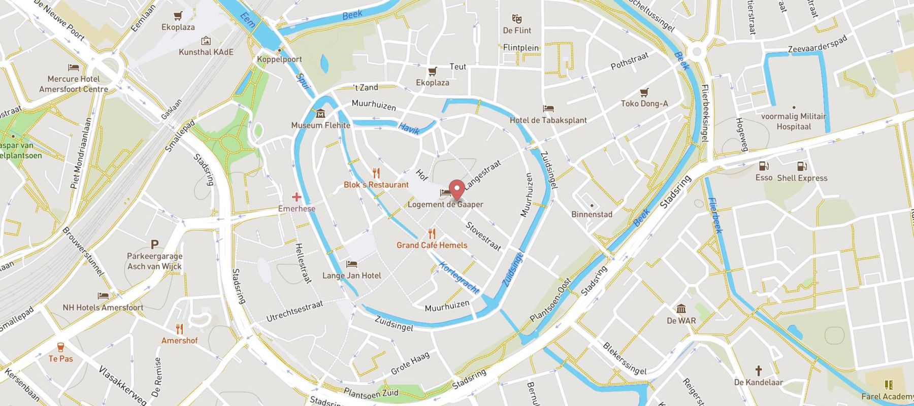 Hans Anders Amersfoort Centrum map