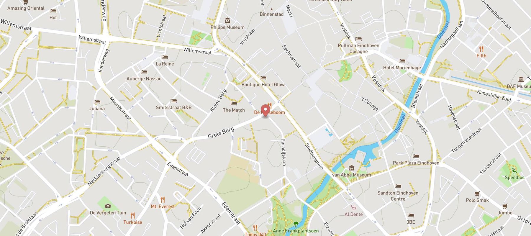 Kazerne Hotel map
