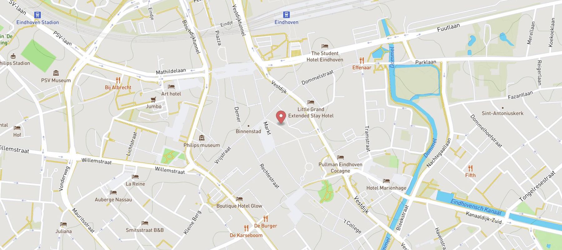 Nespresso Boutique map