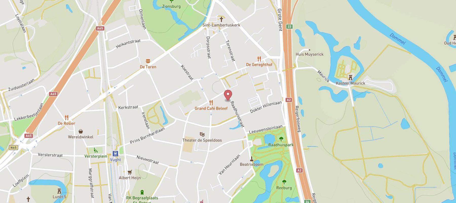 Hans Anders Opticien Vught map