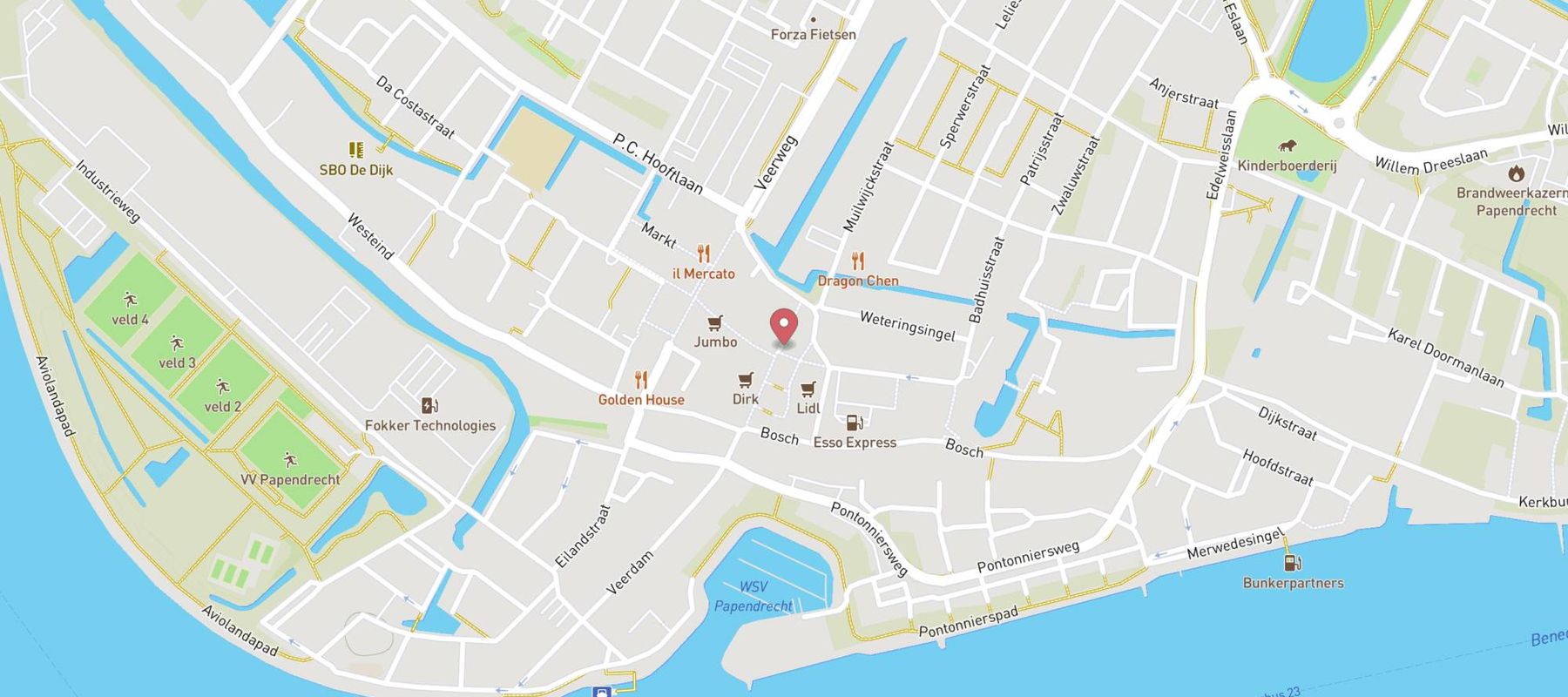 HEMA Papendrecht map