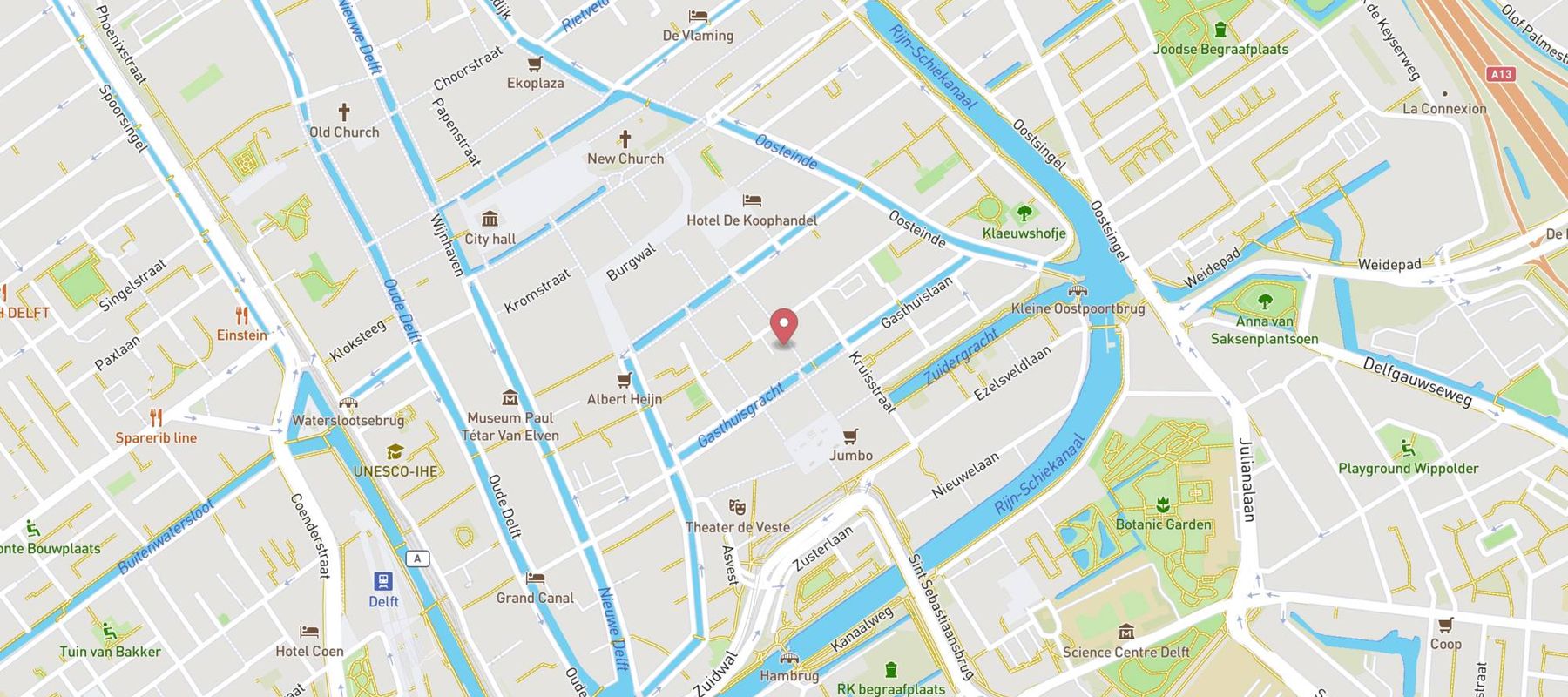 Blokker Delft Pynepoort map