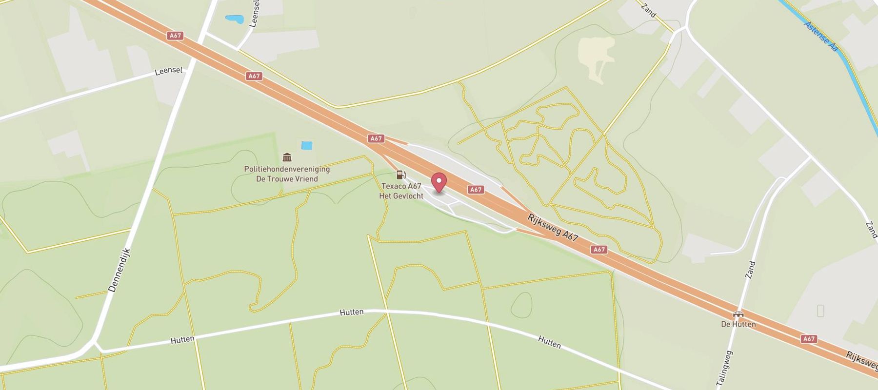 SPAR express Asten map