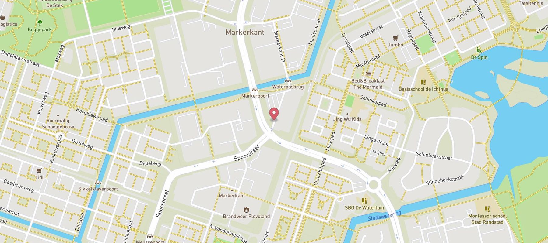 Praxis Bouwmarkt Almere-Stad map