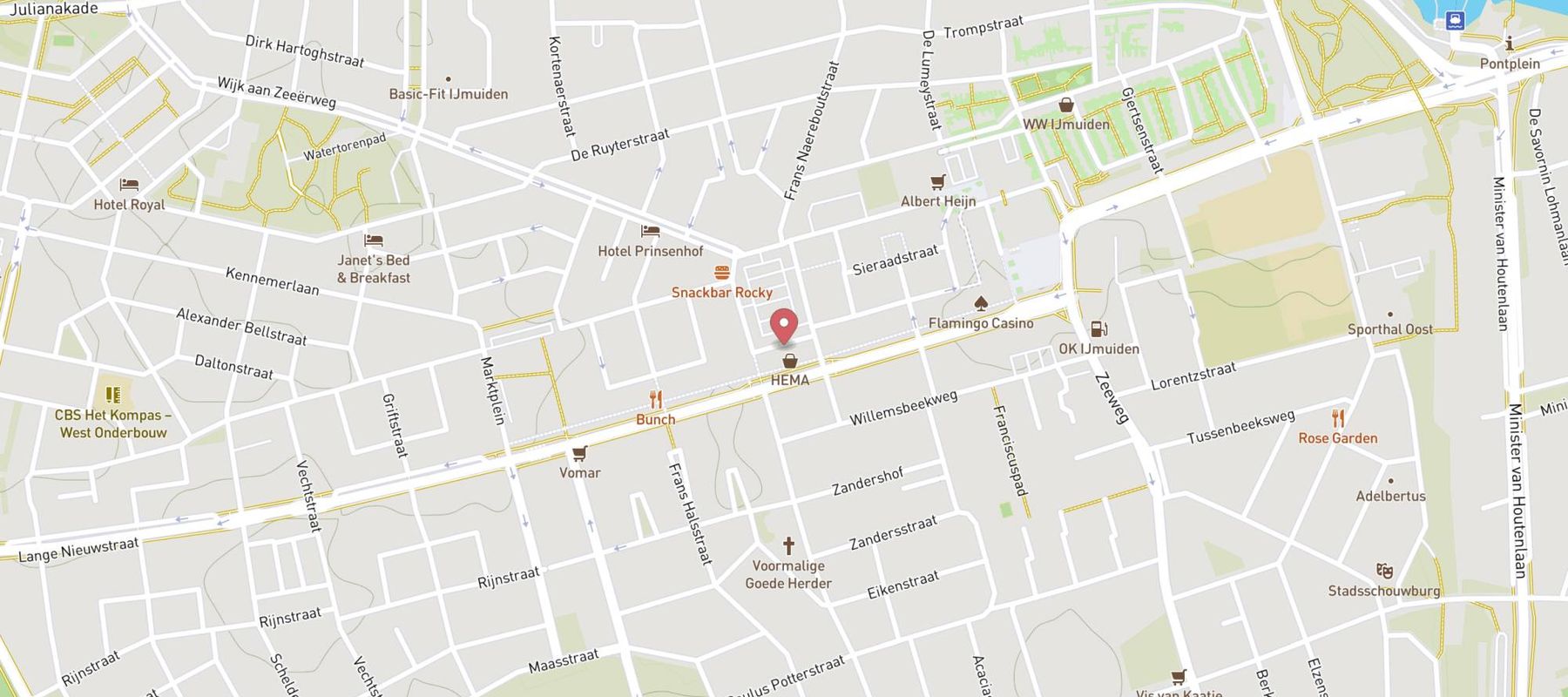 HEMA map