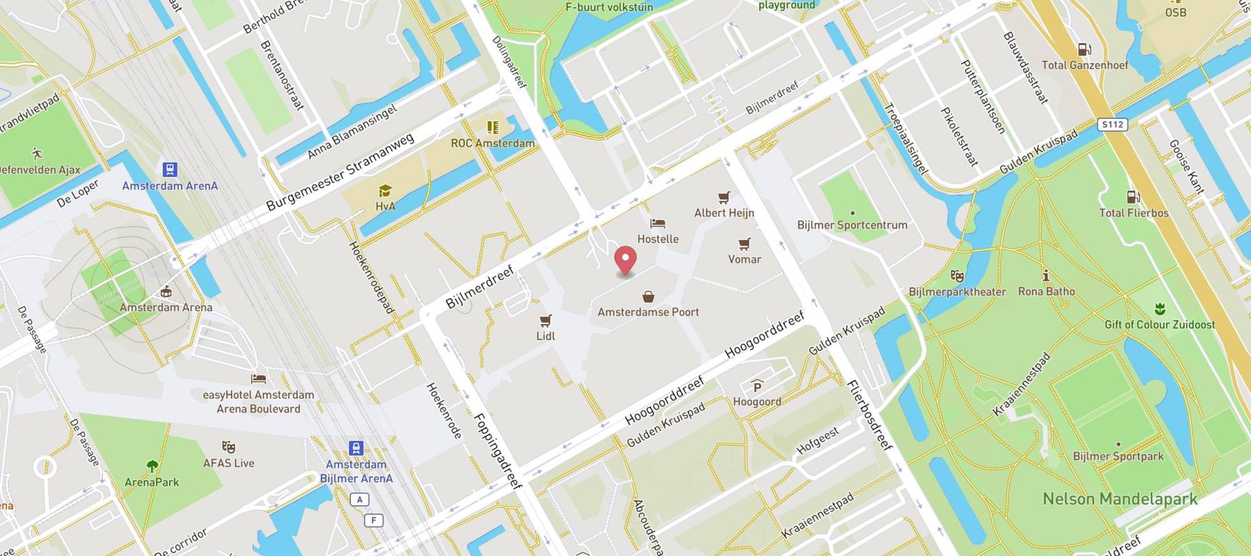 Blokker Amsterdam Bijlmerplein map