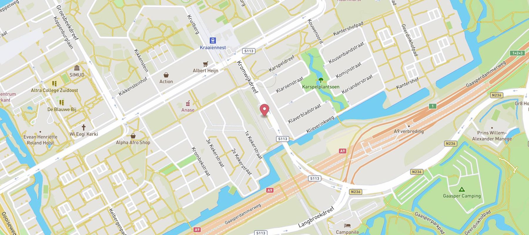 Autoservice KwikFit Amsterdam Zuid-Oost map