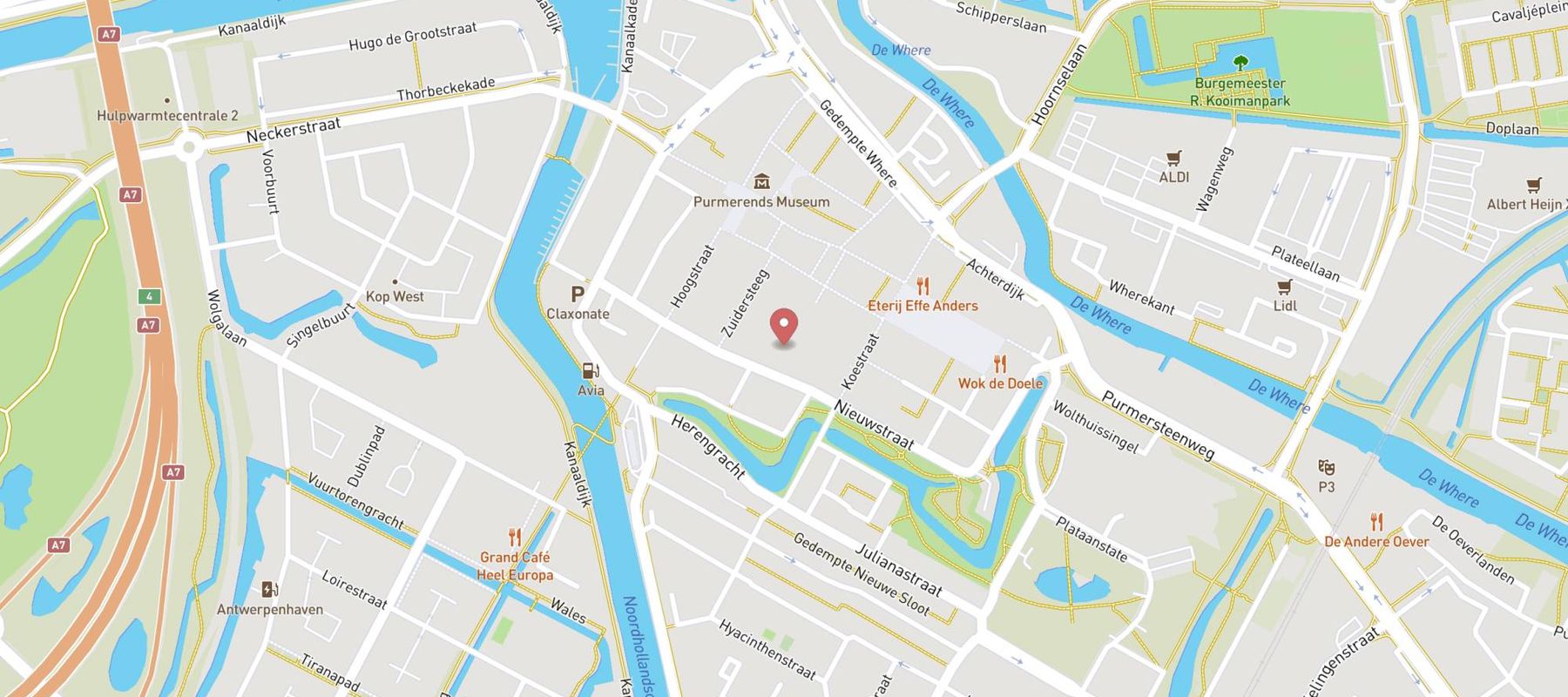 Xenos Purmerend map