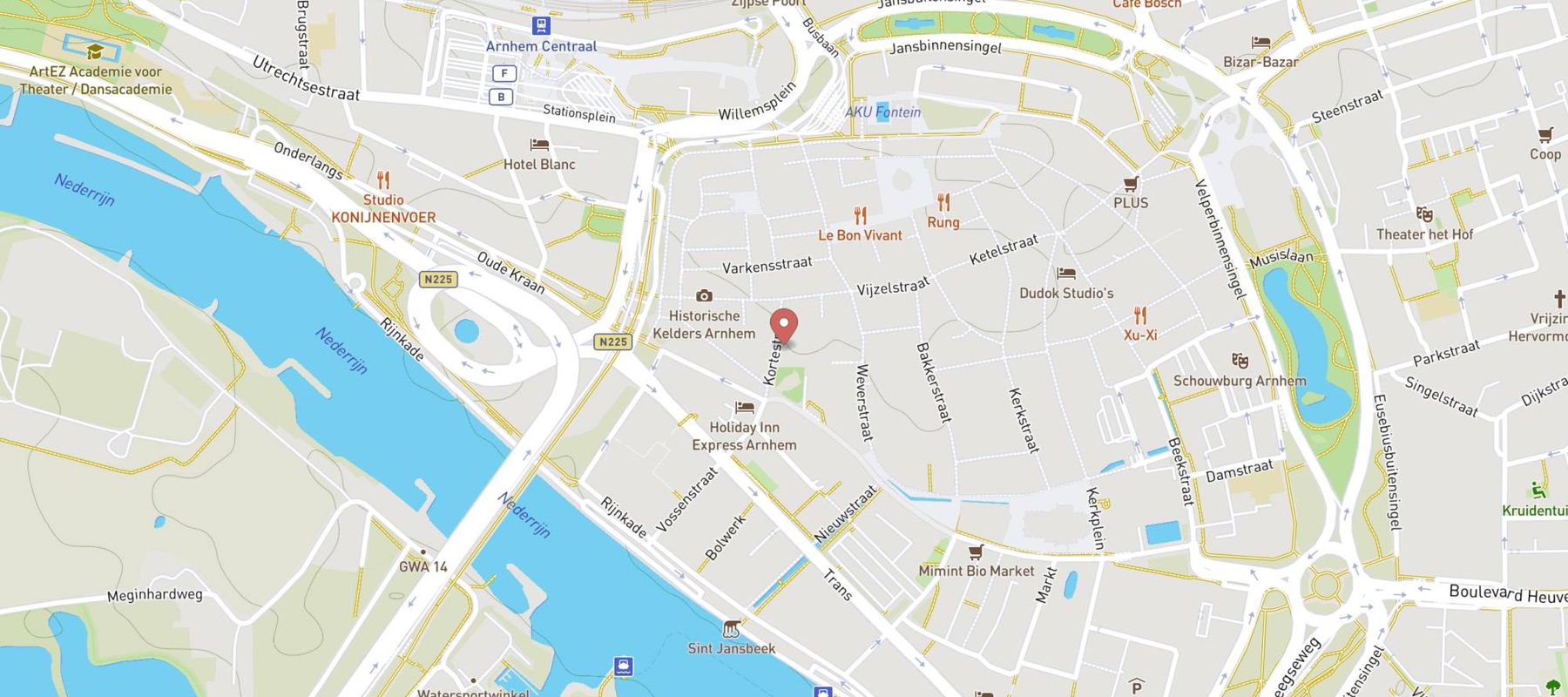 King of India Arnhem map