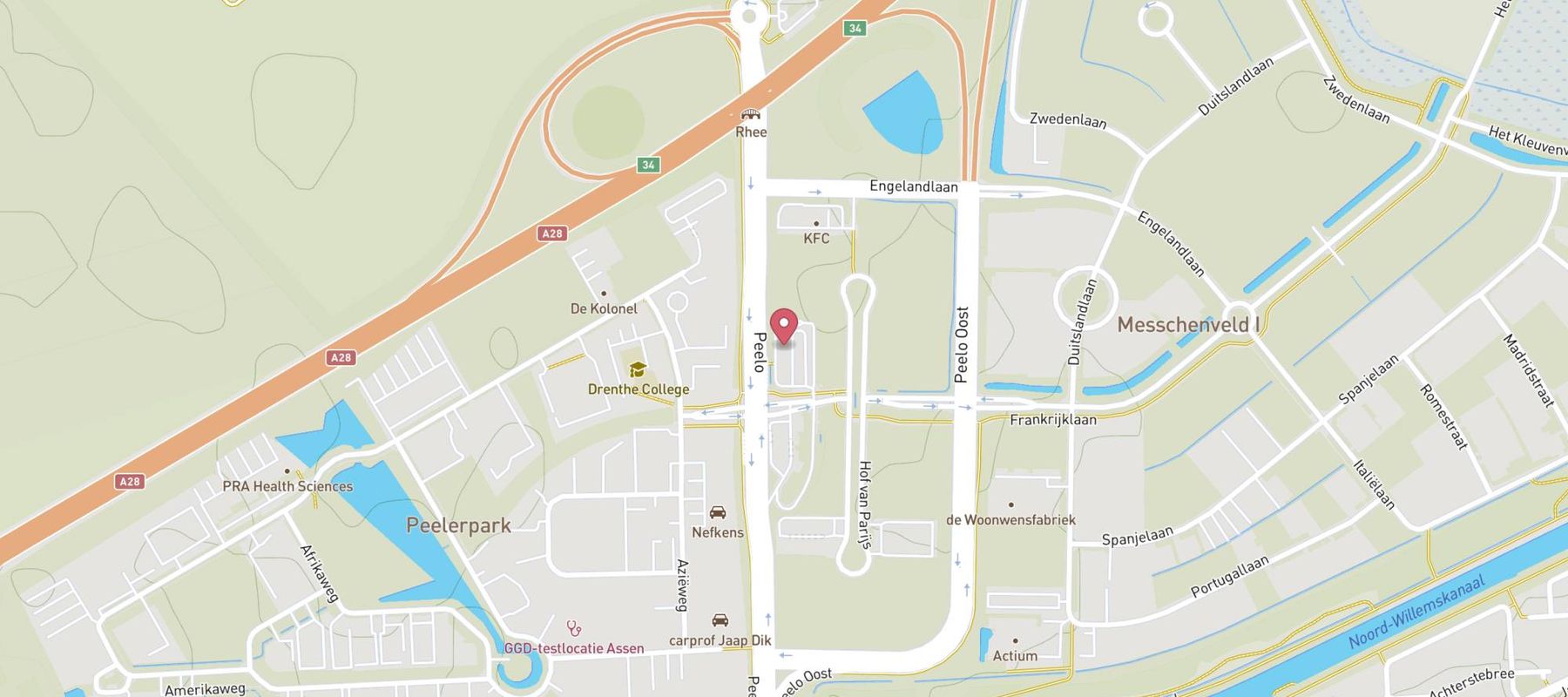 McDonald's Assen map