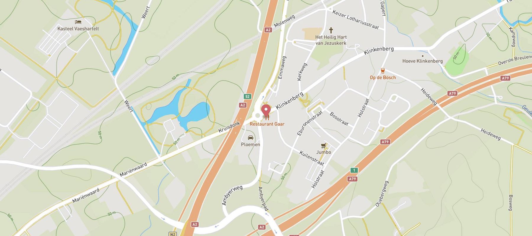 Restaurant Gaar map