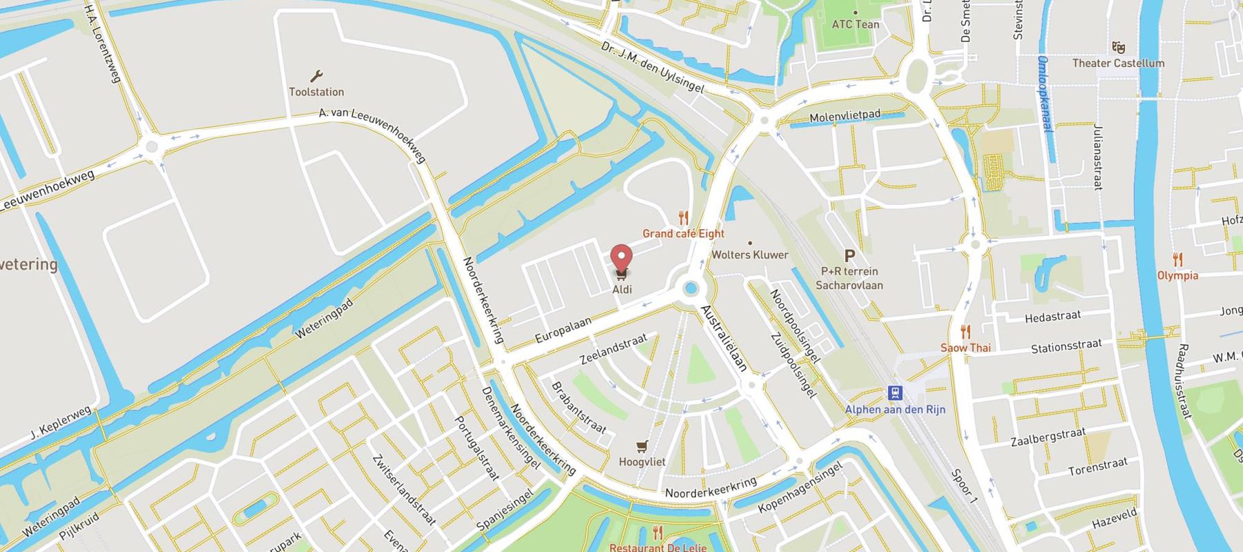 ALDI map