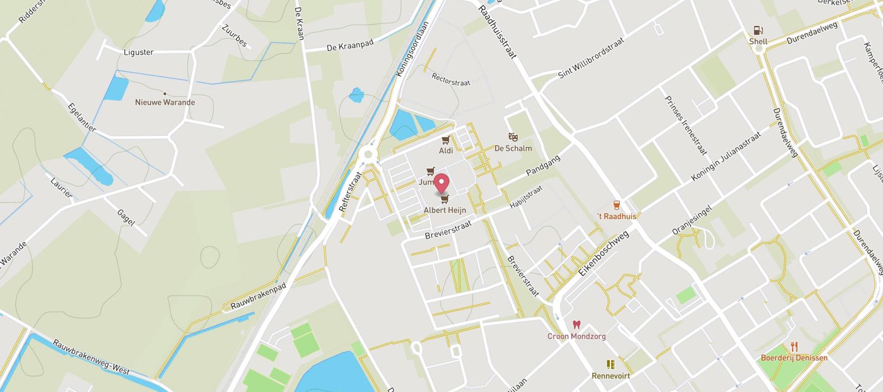 Kruidvat map